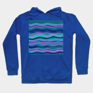 Blue waves Hoodie